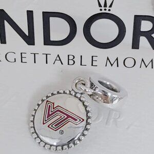 Pandora Virginia Tech University Exclusive Dangle Charm with box